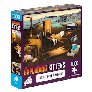 Foto 1 | Puzle Exploding Kittens Slothness Of Memory 1000 Piezas - Venta Internacional.
