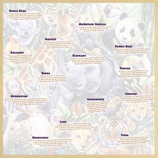 Foto 4 | Rompecabezas Masterpieces Fun Facts Safari Friends, 48 Piezas - Venta Internacional.