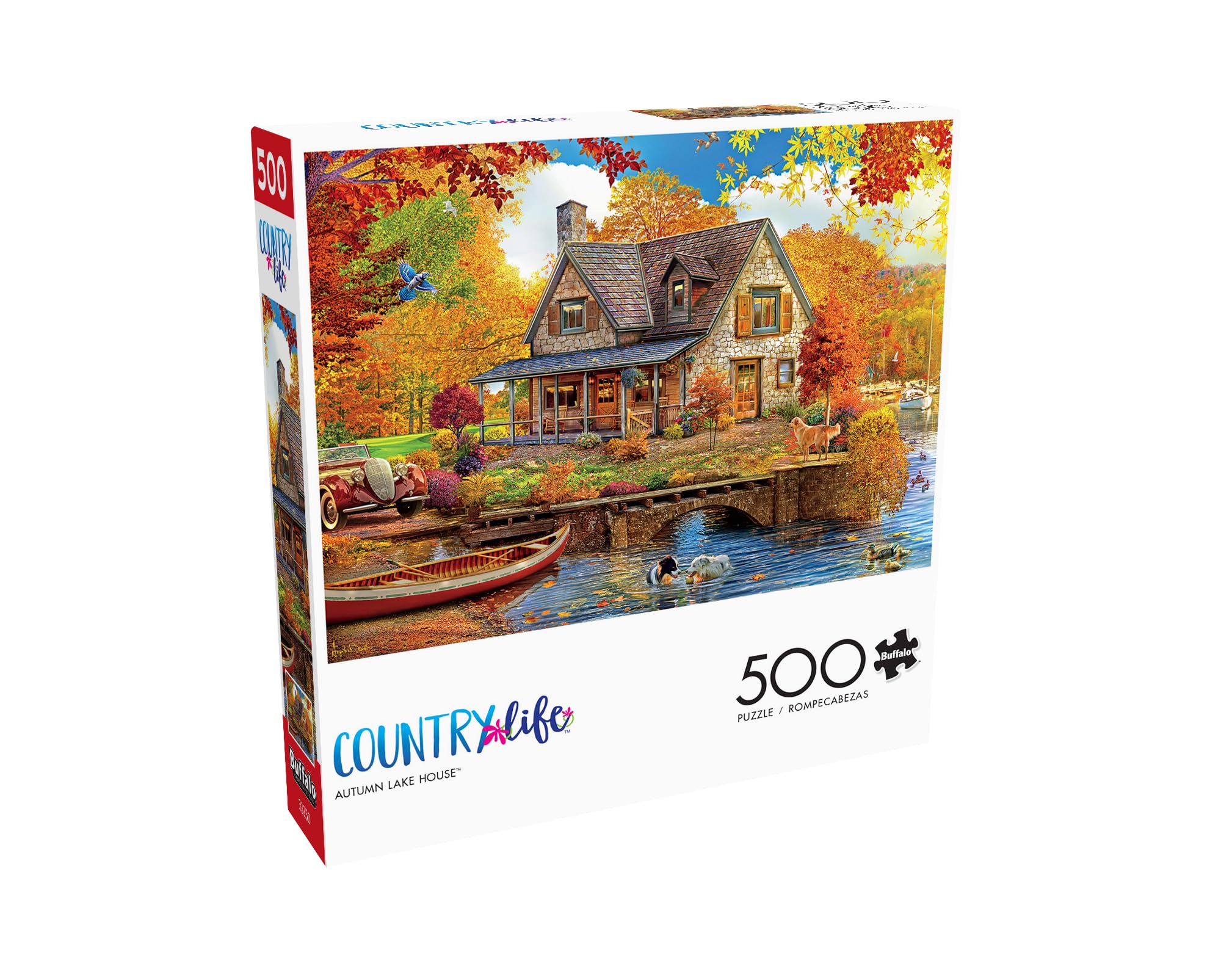 Foto 4 pulgar | Rompecabezas Buffalo Games Angelo Bonito Autumn Lake, 500 Piezas - Venta Internacional.
