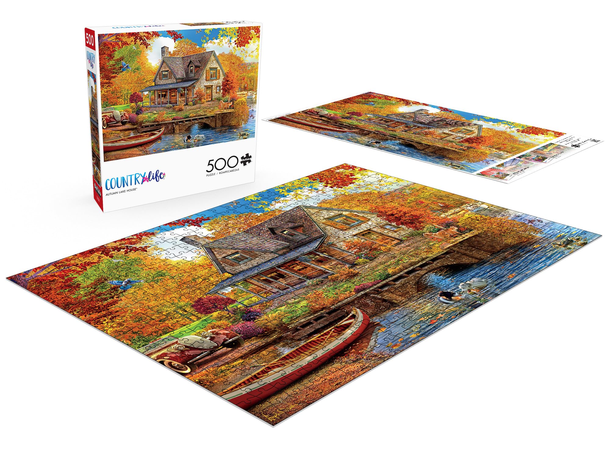 Foto 5 pulgar | Rompecabezas Buffalo Games Angelo Bonito Autumn Lake, 500 Piezas - Venta Internacional.