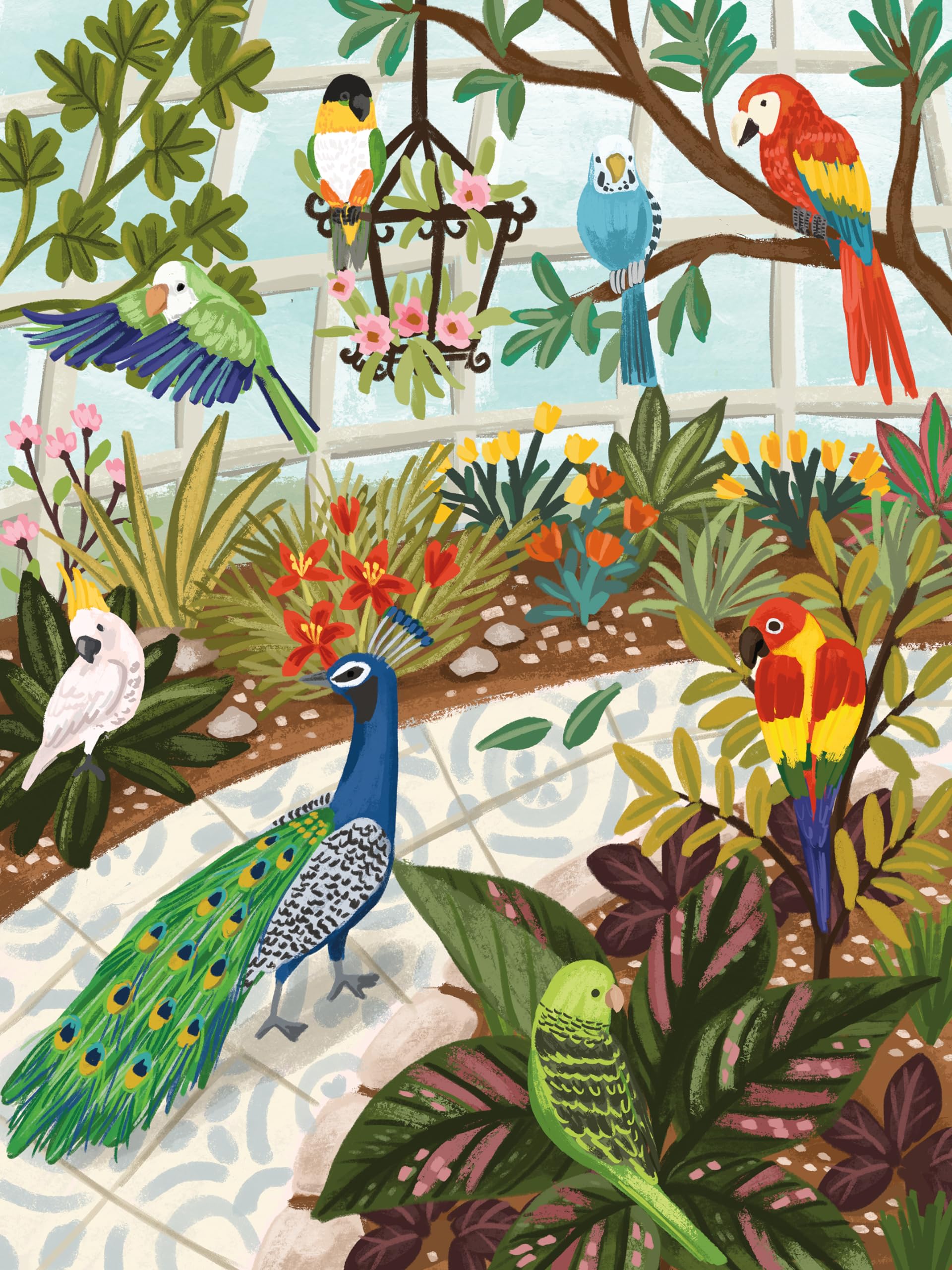 Foto 1 | Rompecabezas Ceaco Olivia Gibbs Joyful Aviary De 300 Piezas - Venta Internacional.