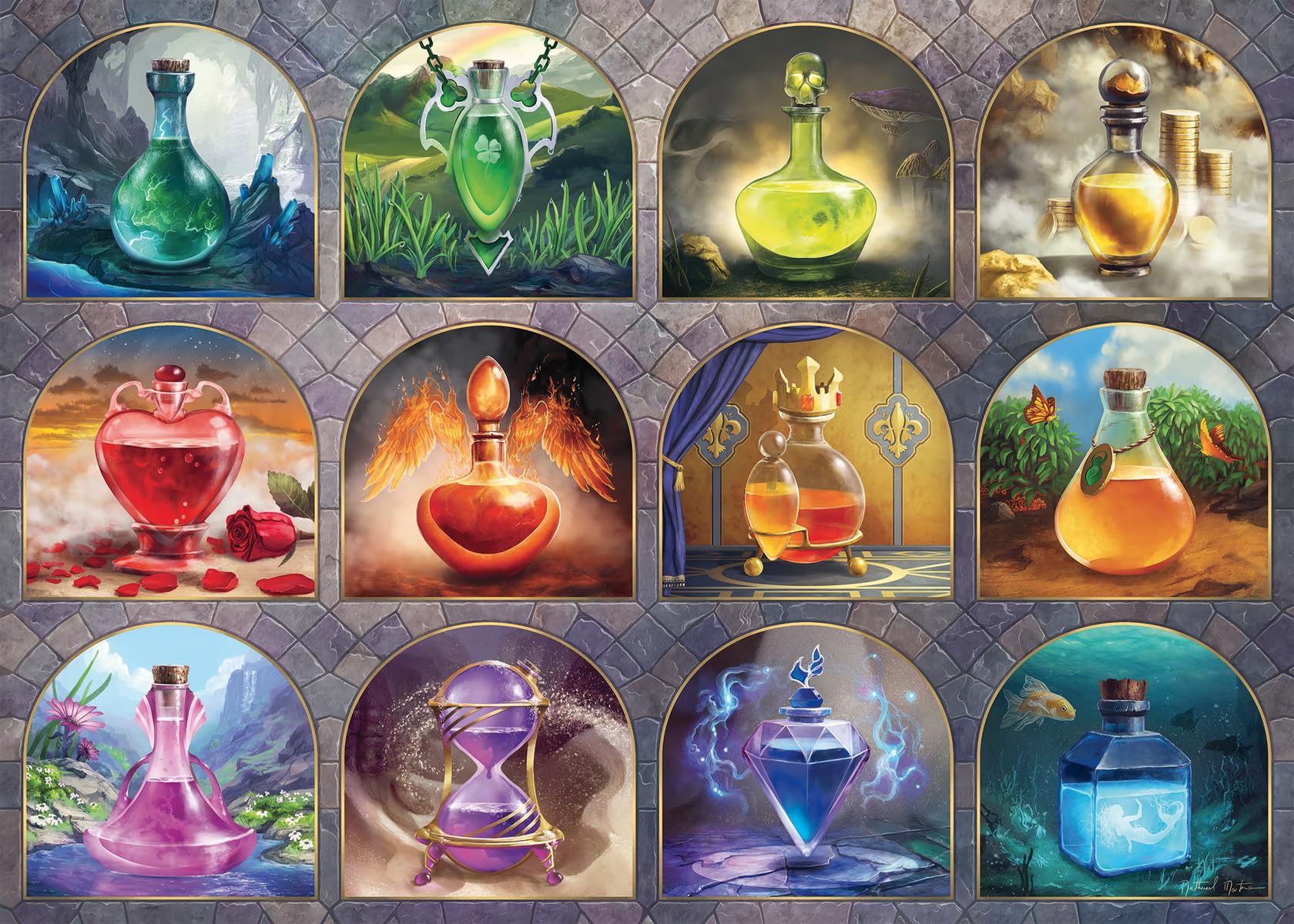 Foto 2 pulgar | Puzle Ravensburger, Pociones Mágicas, 1000 Piezas - Venta Internacional.