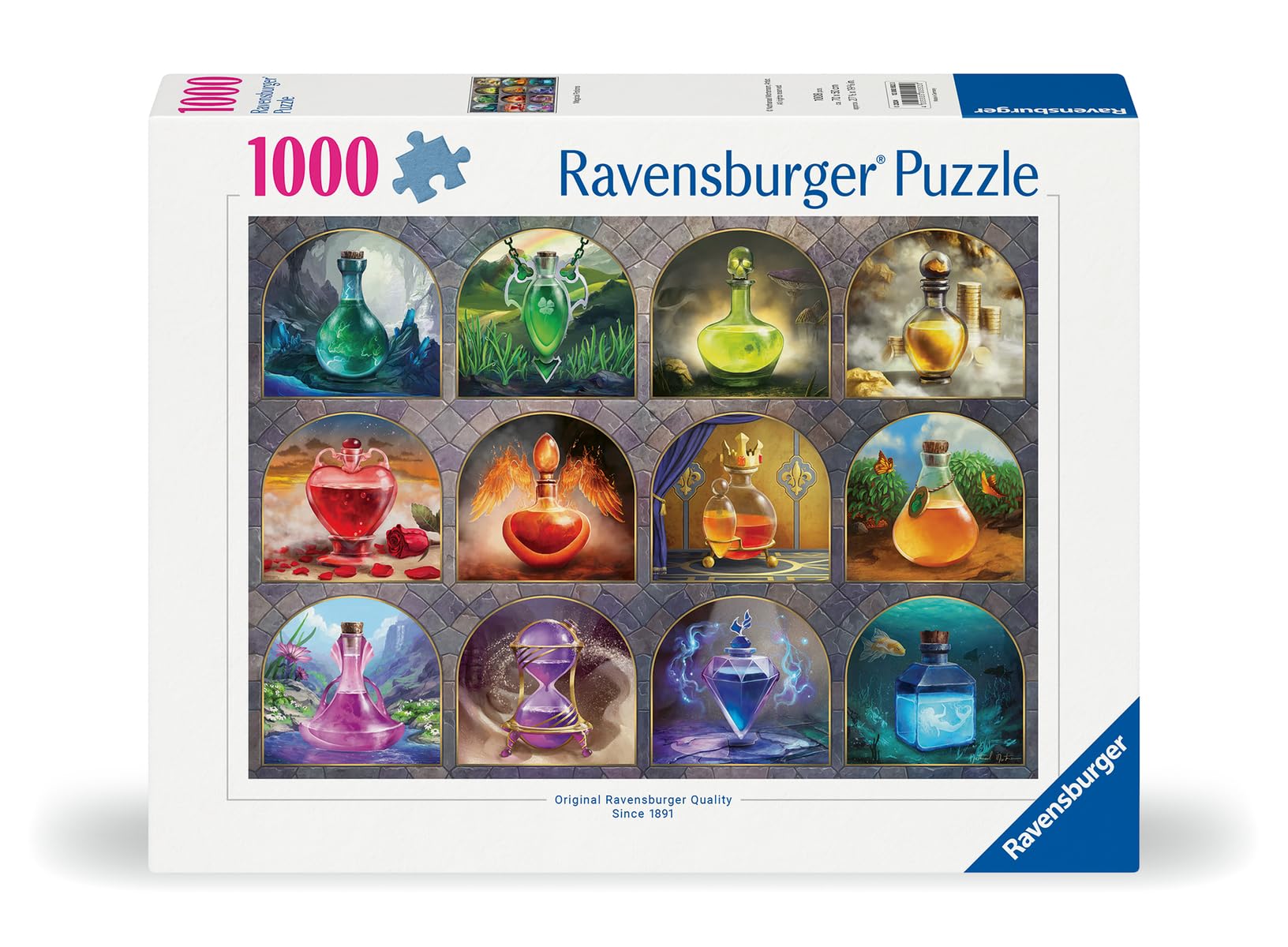 Foto 2 | Puzle Ravensburger, Pociones Mágicas, 1000 Piezas - Venta Internacional.