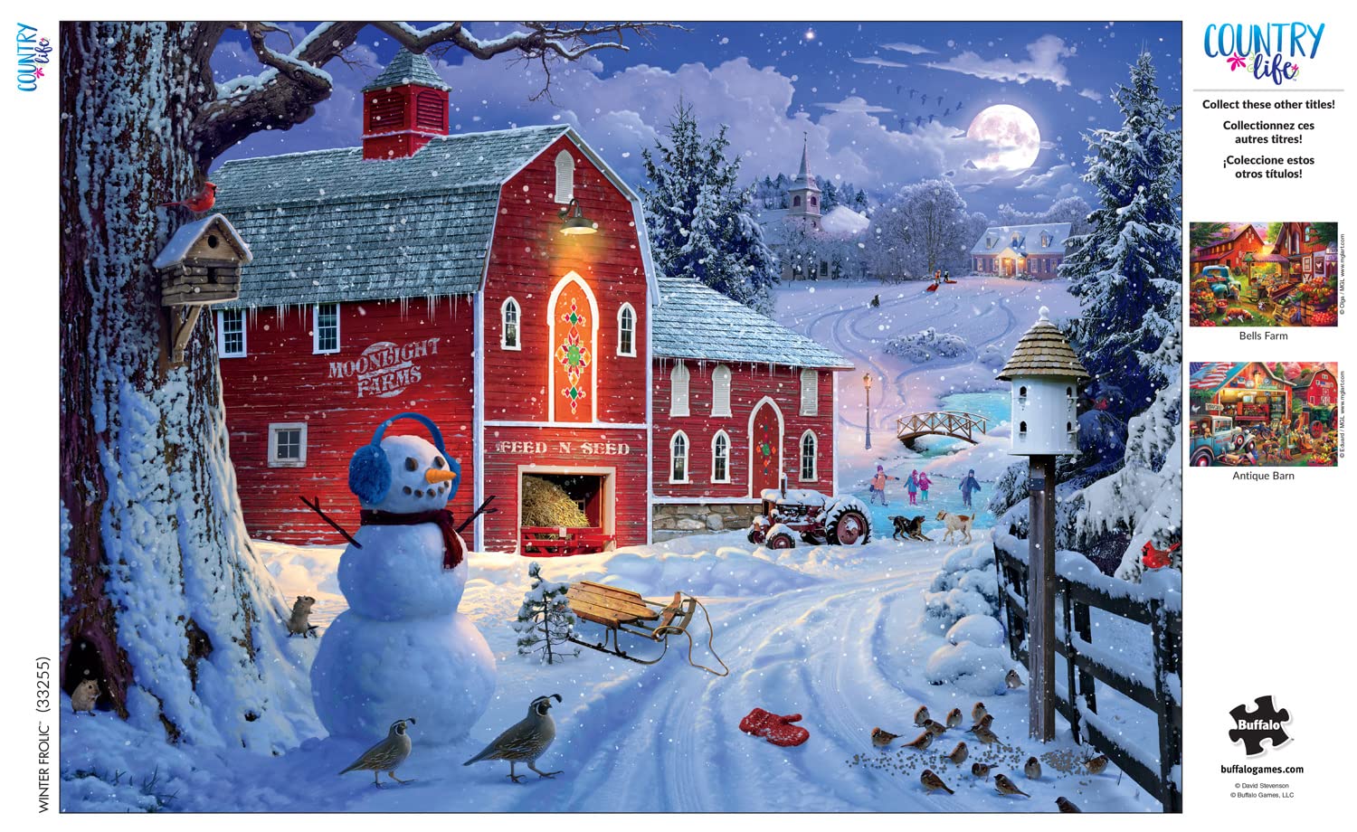 Foto 5 | Rompecabezas Buffalo Games Winter Frolic, 500 Piezas - Venta Internacional.