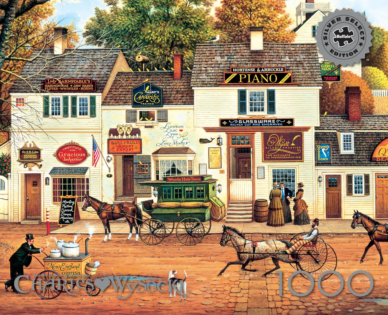Foto 2 | Rompecabezas Buffalo Games Charles Wysocki Olde Cape Cod - Venta Internacional.