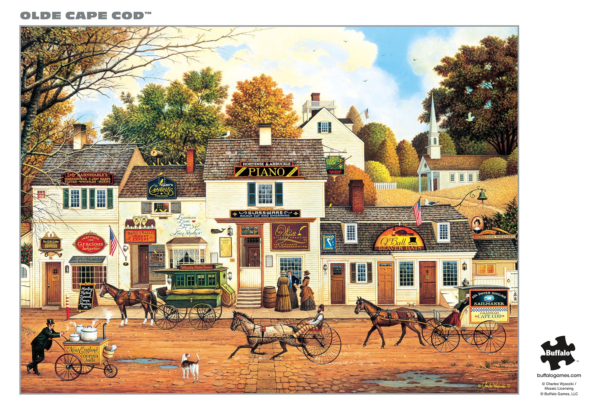 Foto 5 | Rompecabezas Buffalo Games Charles Wysocki Olde Cape Cod - Venta Internacional.