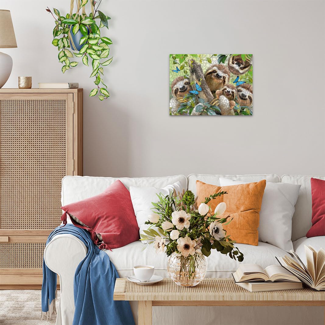 Foto 5 pulgar | Rompecabezas Ravensburger Sloth Selfie, 500 Piezas - Venta Internacional.