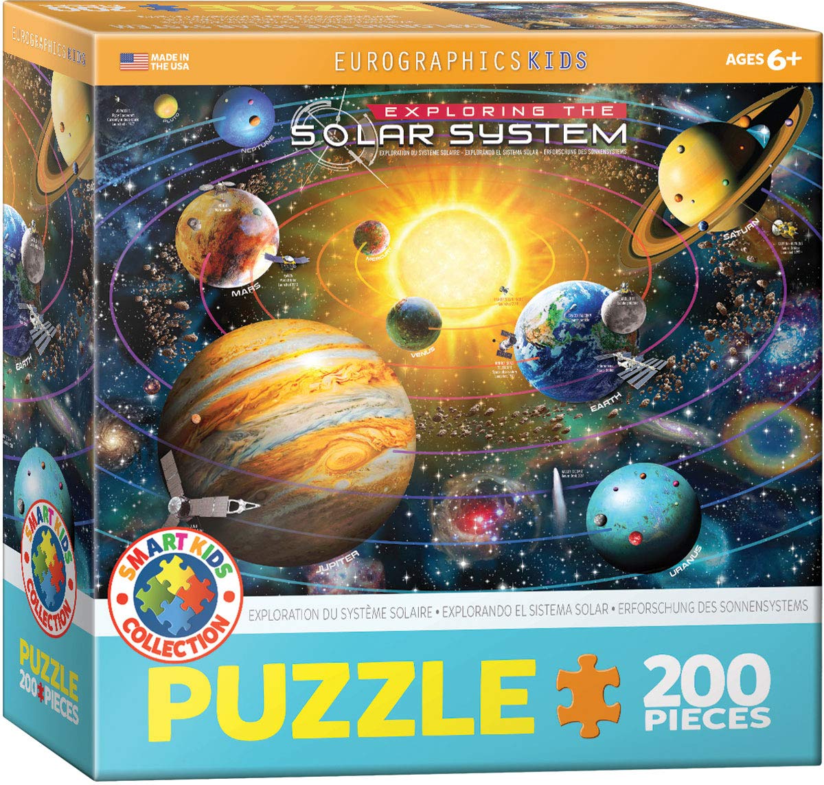 Foto 2 pulgar | Puzzle Eurographics: Explorando El Sistema Solar, 200 Piezas - Venta Internacional.