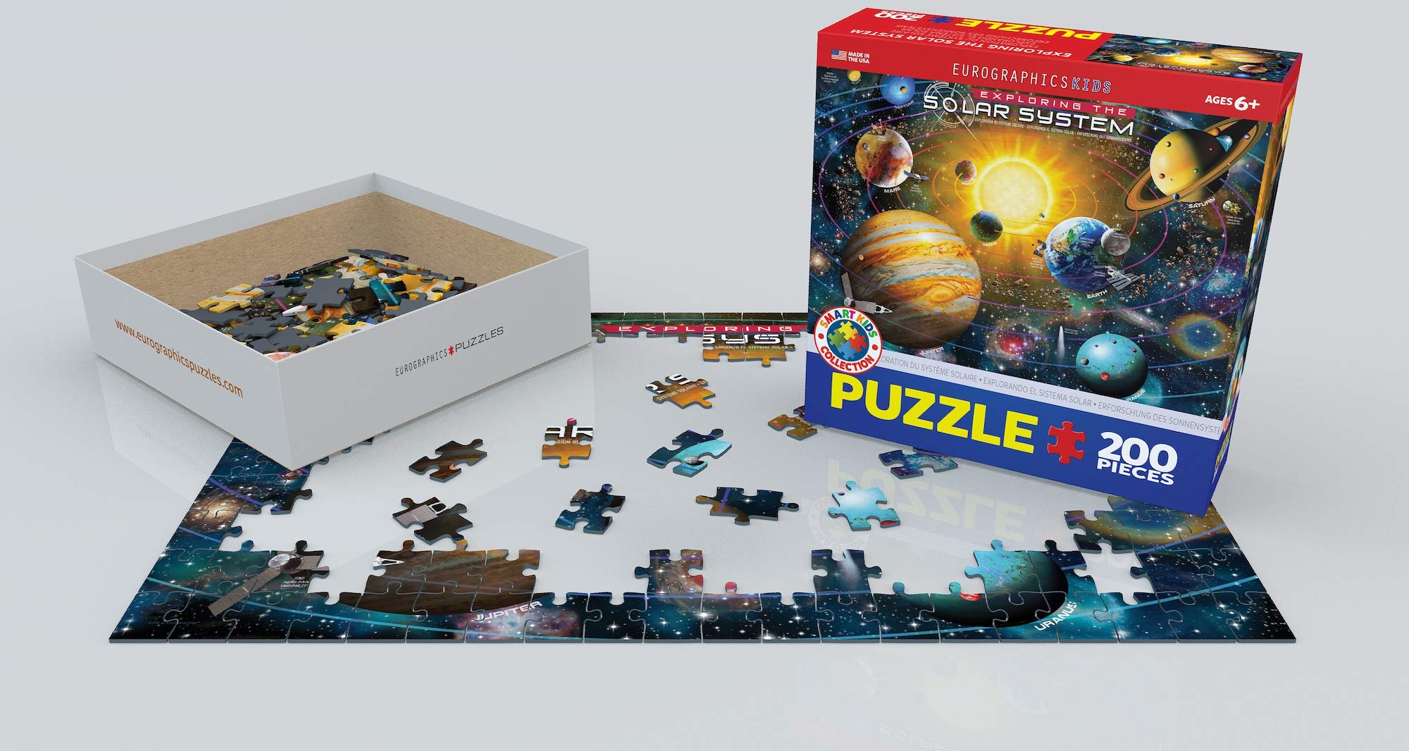 Foto 3 | Puzzle Eurographics: Explorando El Sistema Solar, 200 Piezas - Venta Internacional.