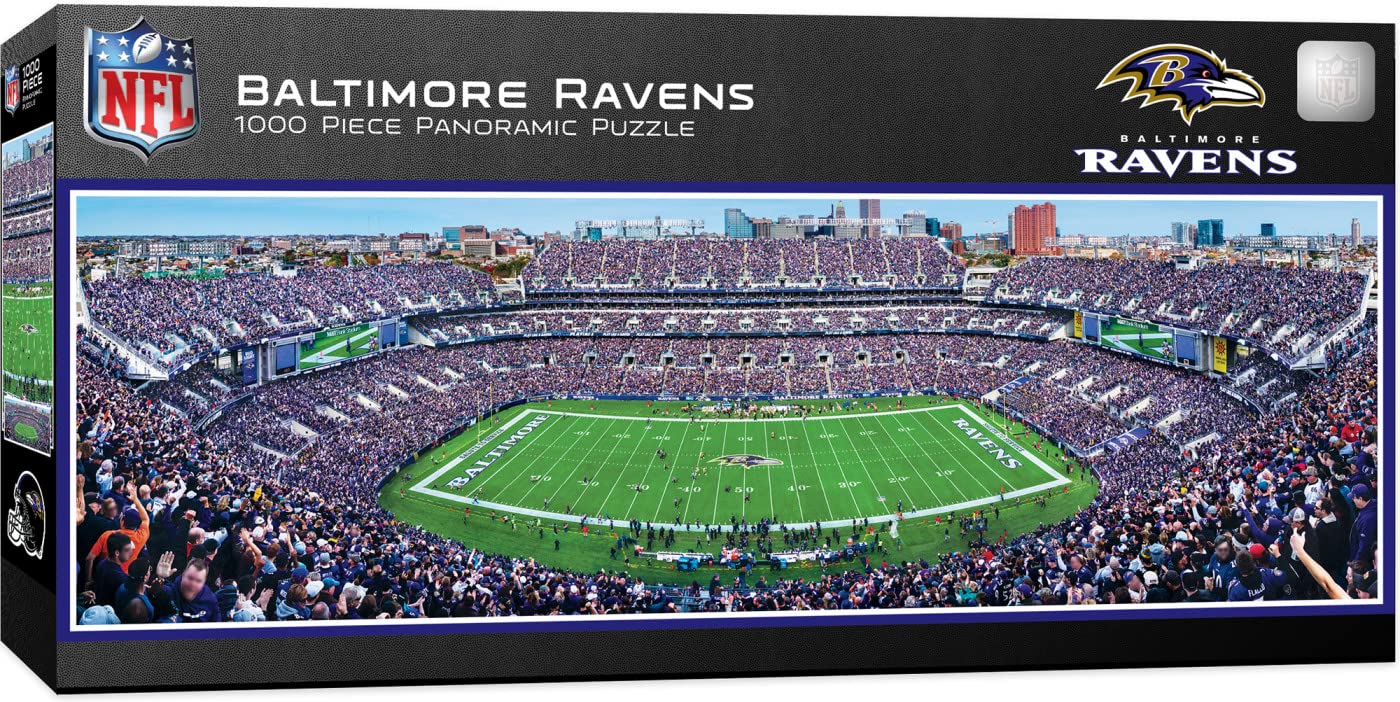 Rompecabezas Masterpieces Nfl Baltimore Ravens 1000 Piezas - Venta Internacional.