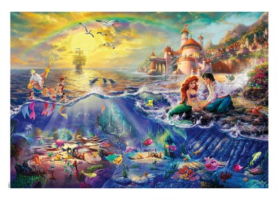Foto 1 | Rompecabezas Ceaco Thomas Kinkade Disney La Sirenita - Venta Internacional.