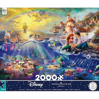 Foto 2 | Rompecabezas Ceaco Thomas Kinkade Disney La Sirenita - Venta Internacional.
