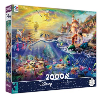 Foto 3 | Rompecabezas Ceaco Thomas Kinkade Disney La Sirenita - Venta Internacional.