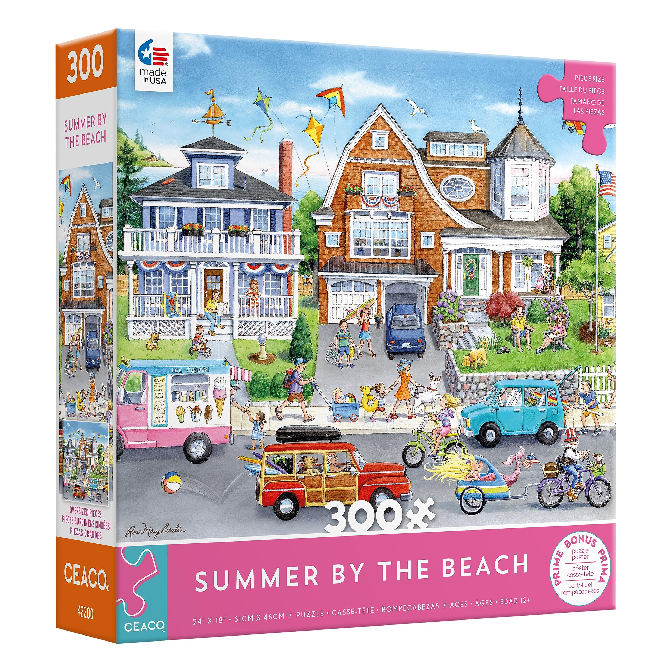Foto 4 pulgar | Rompecabezas Ceaco Summer By The Beach De 300 Piezas - Venta Internacional.