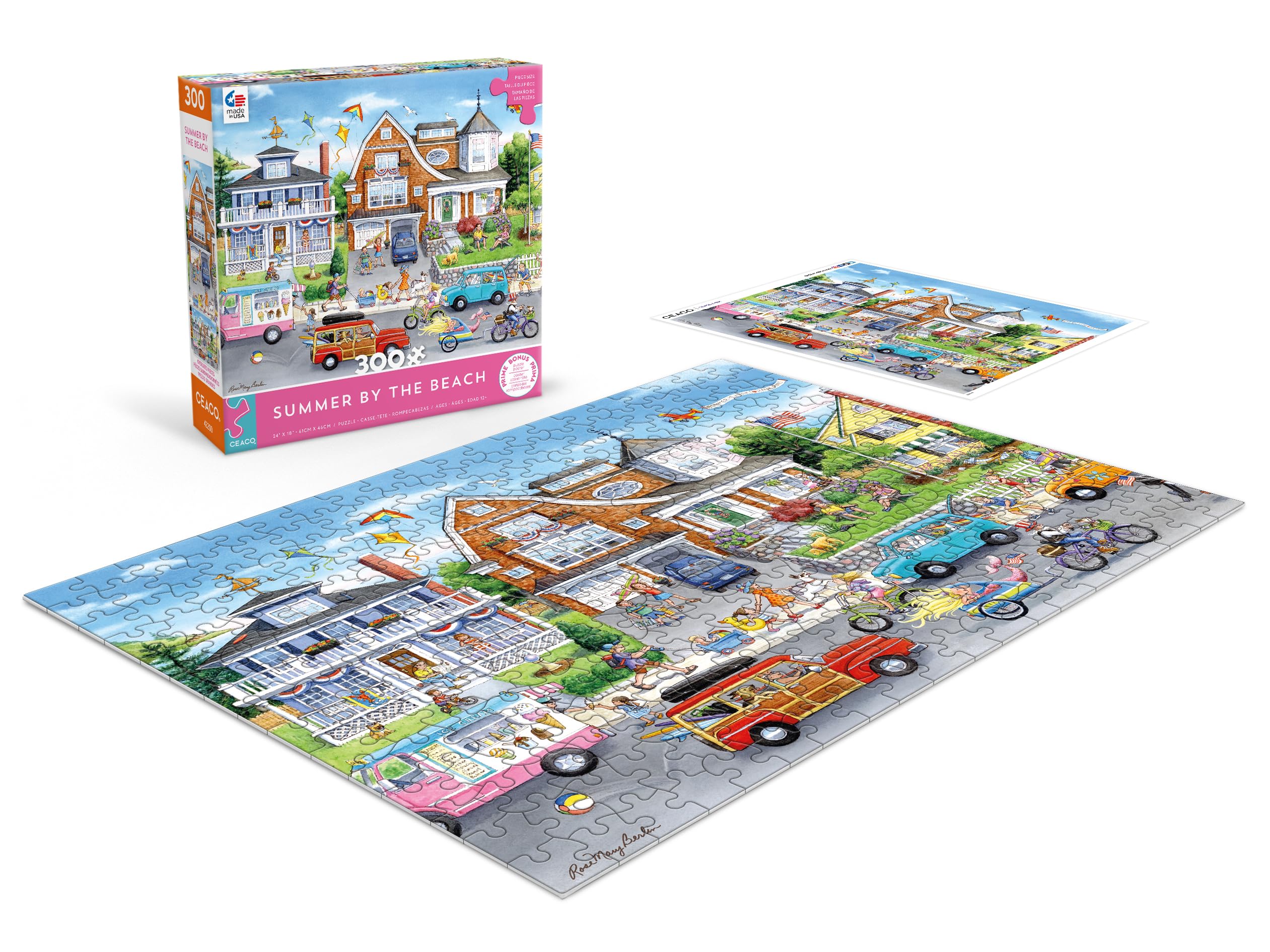 Foto 4 | Rompecabezas Ceaco Summer By The Beach De 300 Piezas - Venta Internacional.