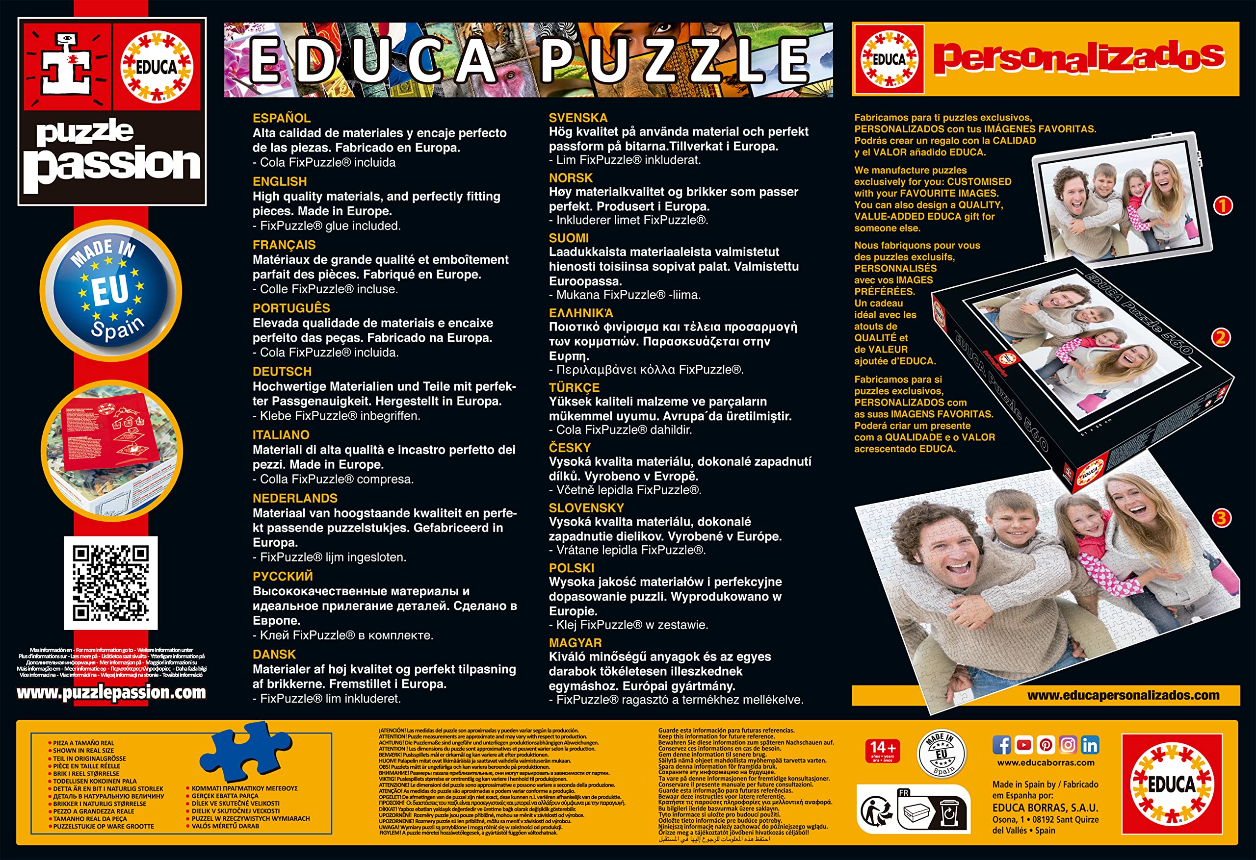Foto 5 | Rompecabezas Educa London At Sunset De 2000 Piezas Con Pegamento Para Mayores De 14 - Venta Internacional.