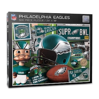 Foto 1 | Puzzle Youthefan Nfl Philadelphia Eagles Retro, 500 Piezas - Venta Internacional.