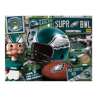 Foto 3 | Puzzle Youthefan Nfl Philadelphia Eagles Retro, 500 Piezas - Venta Internacional.