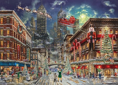 Foto 1 | Rompecabezas Ceaco Thomas Kinkade Christmas Elf 1000 Piezas - Venta Internacional.