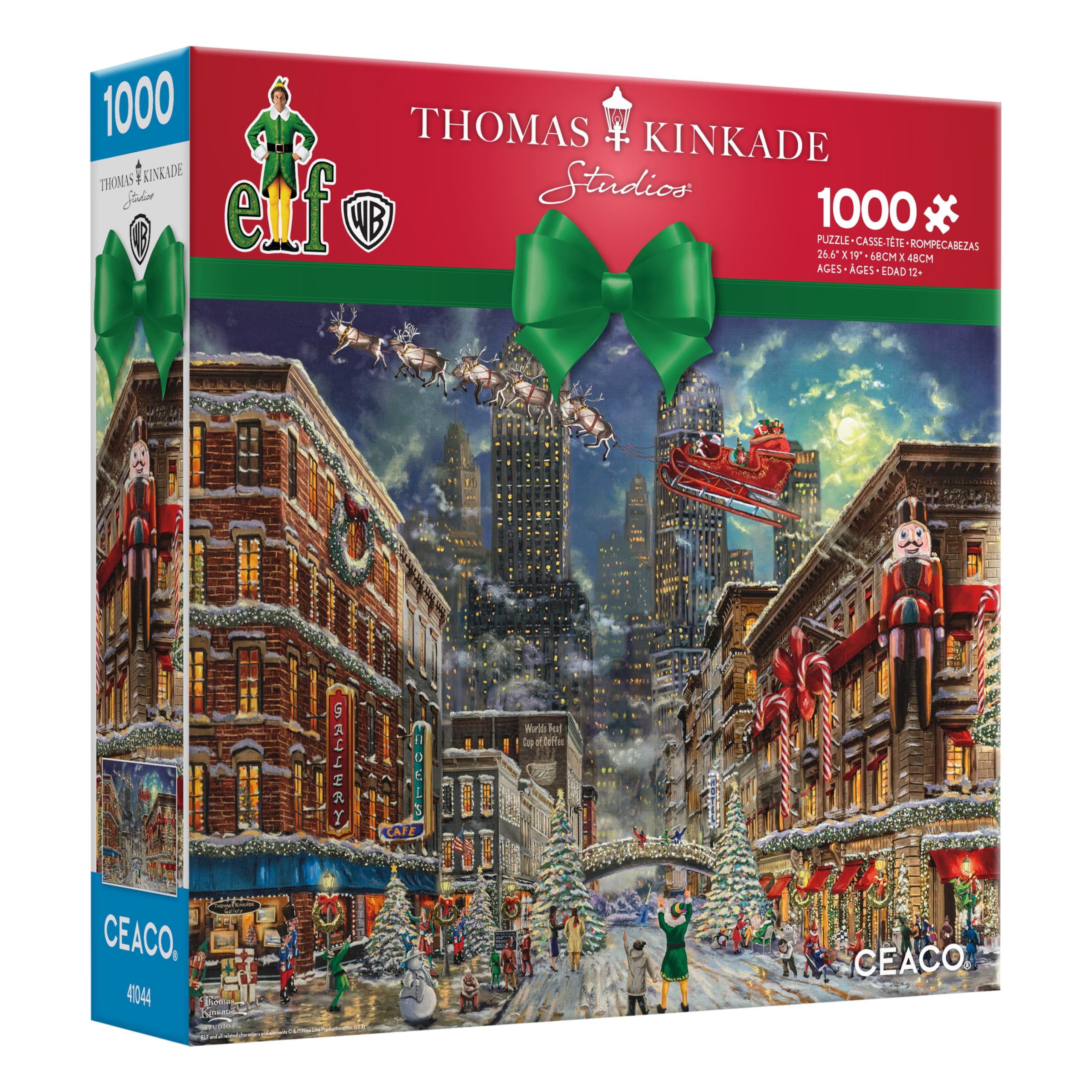 Foto 3 pulgar | Rompecabezas Ceaco Thomas Kinkade Christmas Elf 1000 Piezas - Venta Internacional.