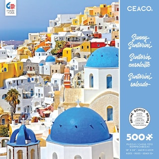 Foto 2 | Rompecabezas Ceaco Sunny Santorini 500 Piezas - Venta Internacional.