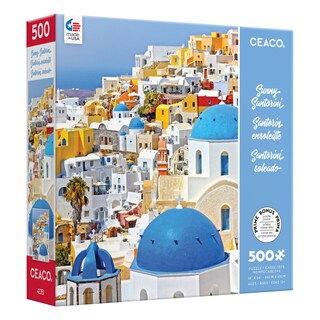 Foto 3 | Rompecabezas Ceaco Sunny Santorini 500 Piezas - Venta Internacional.