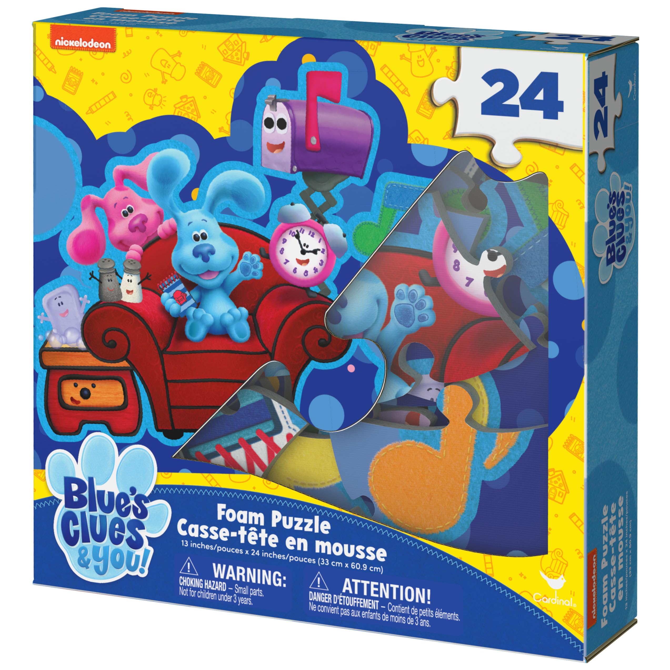 Foto 5 pulgar | Puzle De Espuma Spin Master Blue's Clues, 24 Piezas - Venta Internacional.