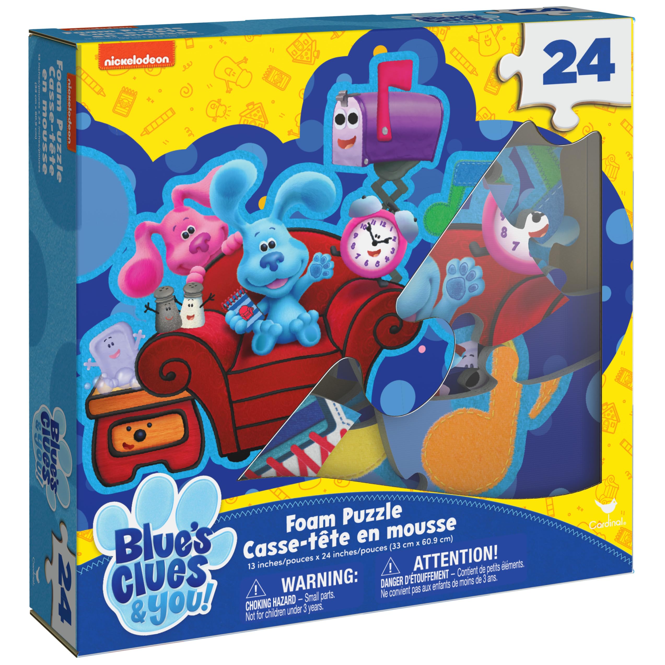 Foto 6 pulgar | Puzle De Espuma Spin Master Blue's Clues, 24 Piezas - Venta Internacional.