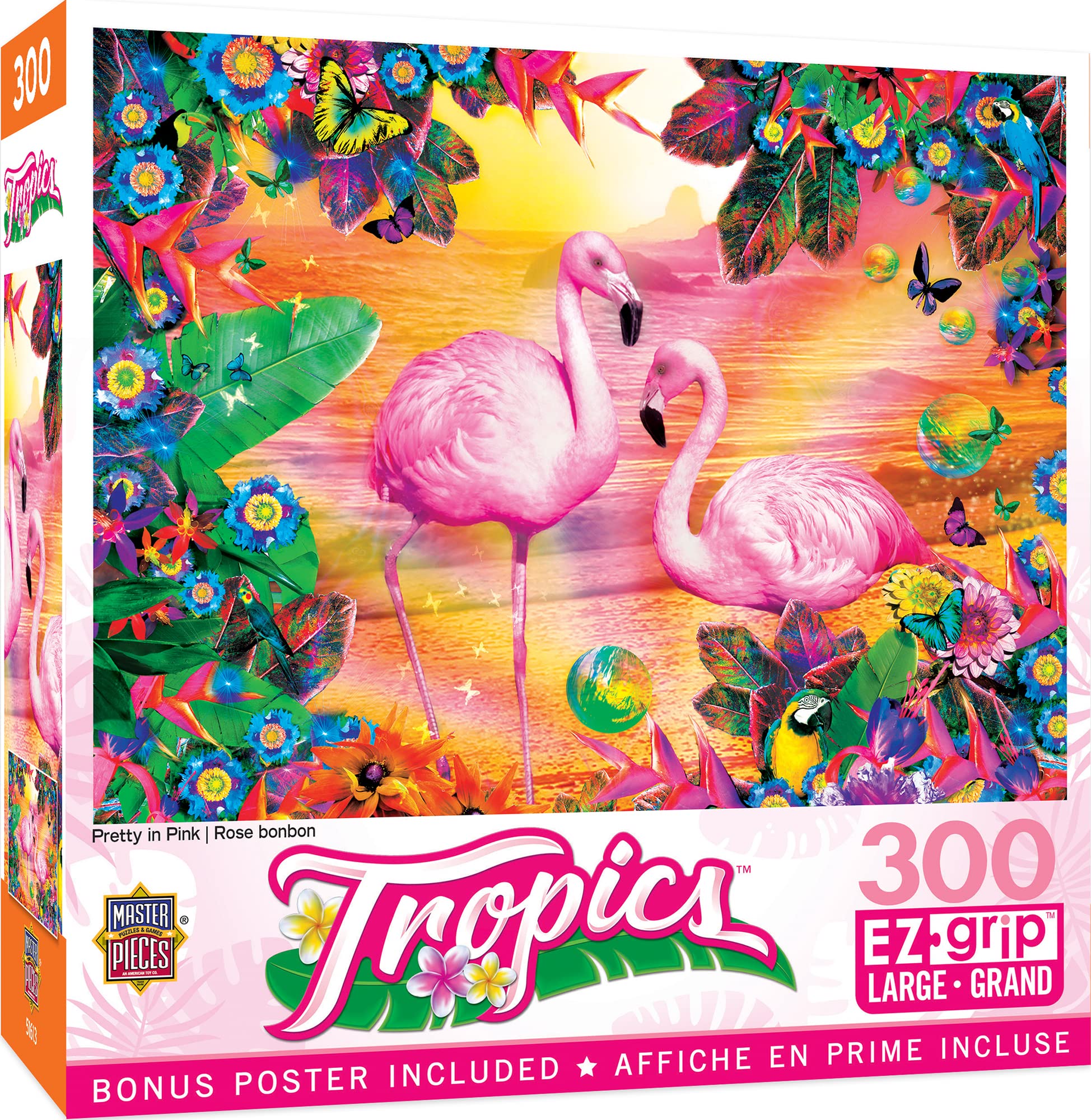 Rompecabezas Masterpieces Pretty En Rosa, 300 Piezas - Venta Internacional.