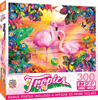 Foto 1 | Rompecabezas Masterpieces Pretty En Rosa, 300 Piezas - Venta Internacional.