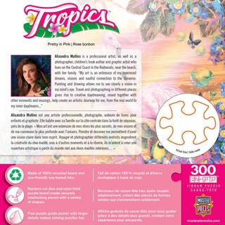 Foto 3 | Rompecabezas Masterpieces Pretty En Rosa, 300 Piezas - Venta Internacional.