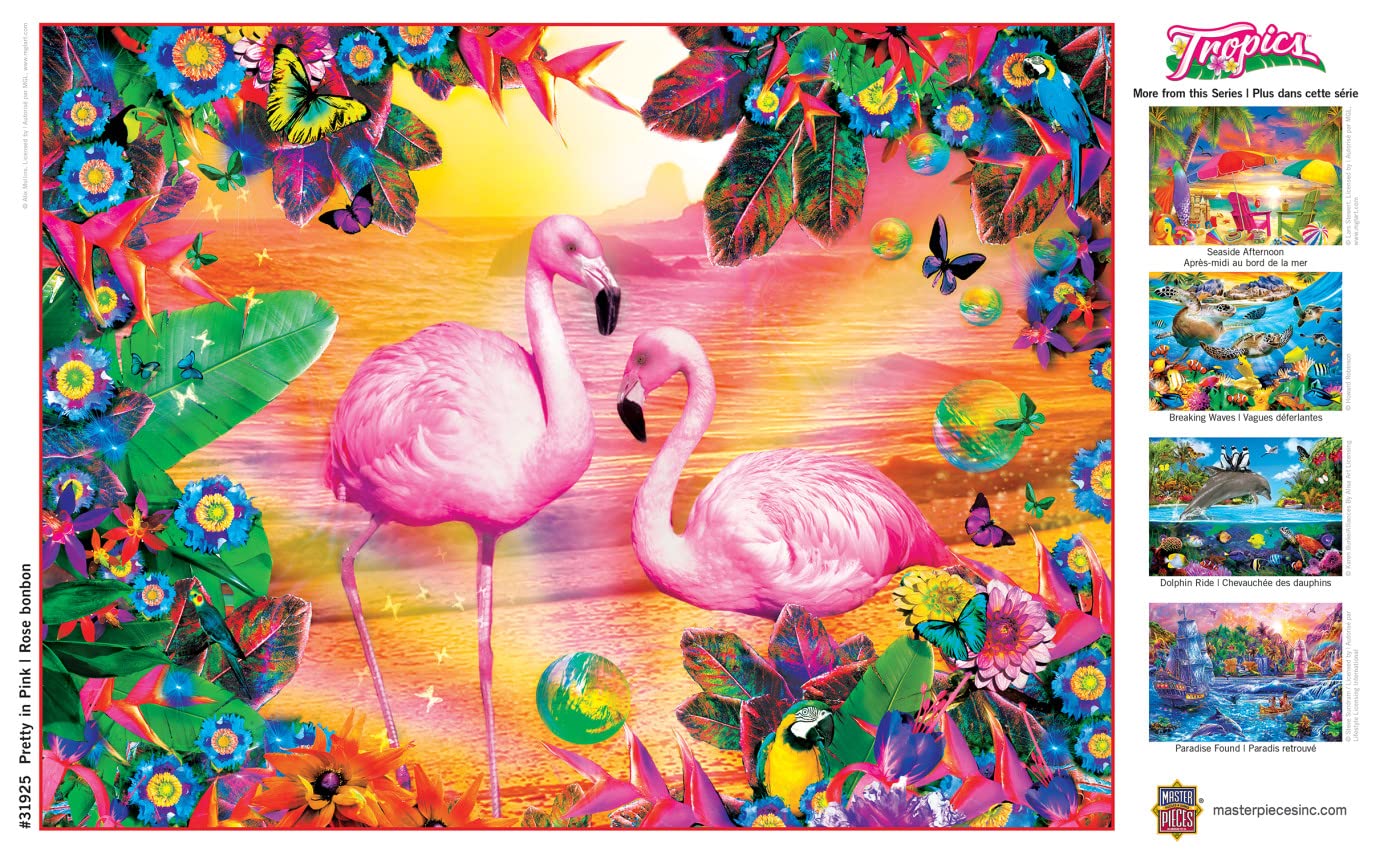Foto 5 pulgar | Rompecabezas Masterpieces Pretty En Rosa, 300 Piezas - Venta Internacional.