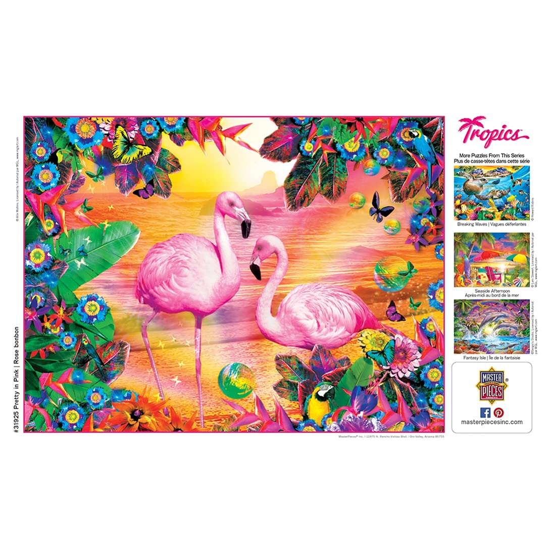 Foto 8 pulgar | Rompecabezas Masterpieces Pretty En Rosa, 300 Piezas - Venta Internacional.