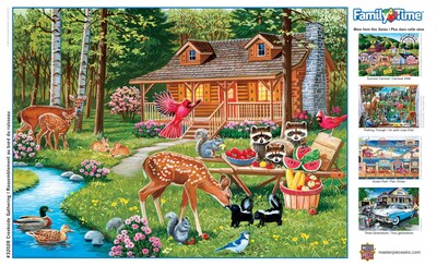 Foto 4 | Rompecabezas Masterpieces Creekside Gathering 400 Piezas - Venta Internacional.