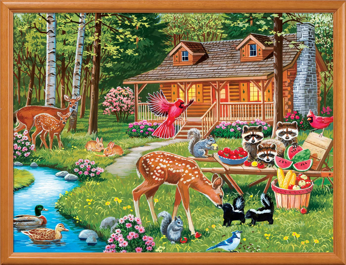 Foto 8 pulgar | Rompecabezas Masterpieces Creekside Gathering 400 Piezas - Venta Internacional.