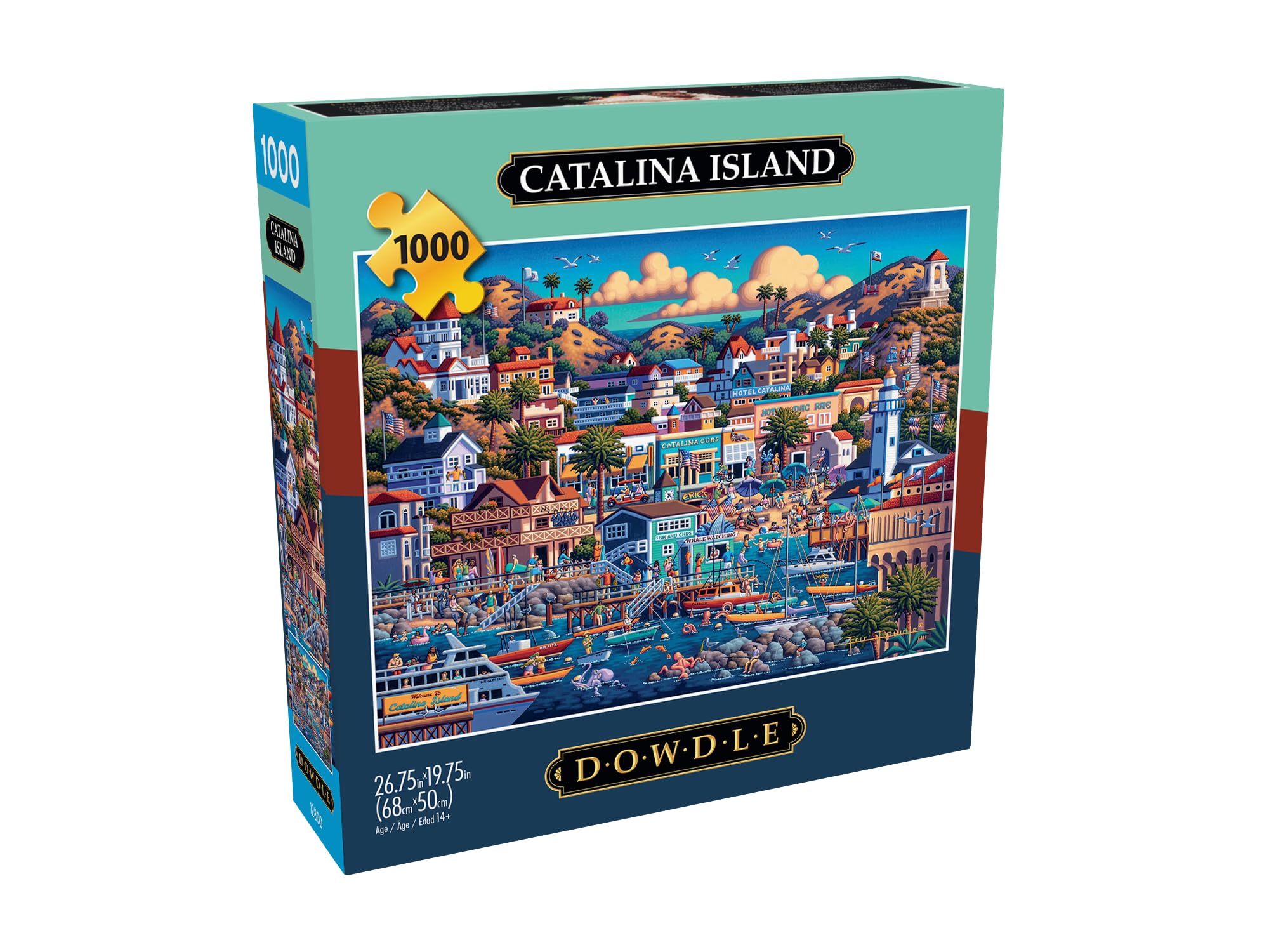 Foto 4 pulgar | Rompecabezas Buffalo Games Dowdle Catalina Island 1000 Piezas - Venta Internacional.
