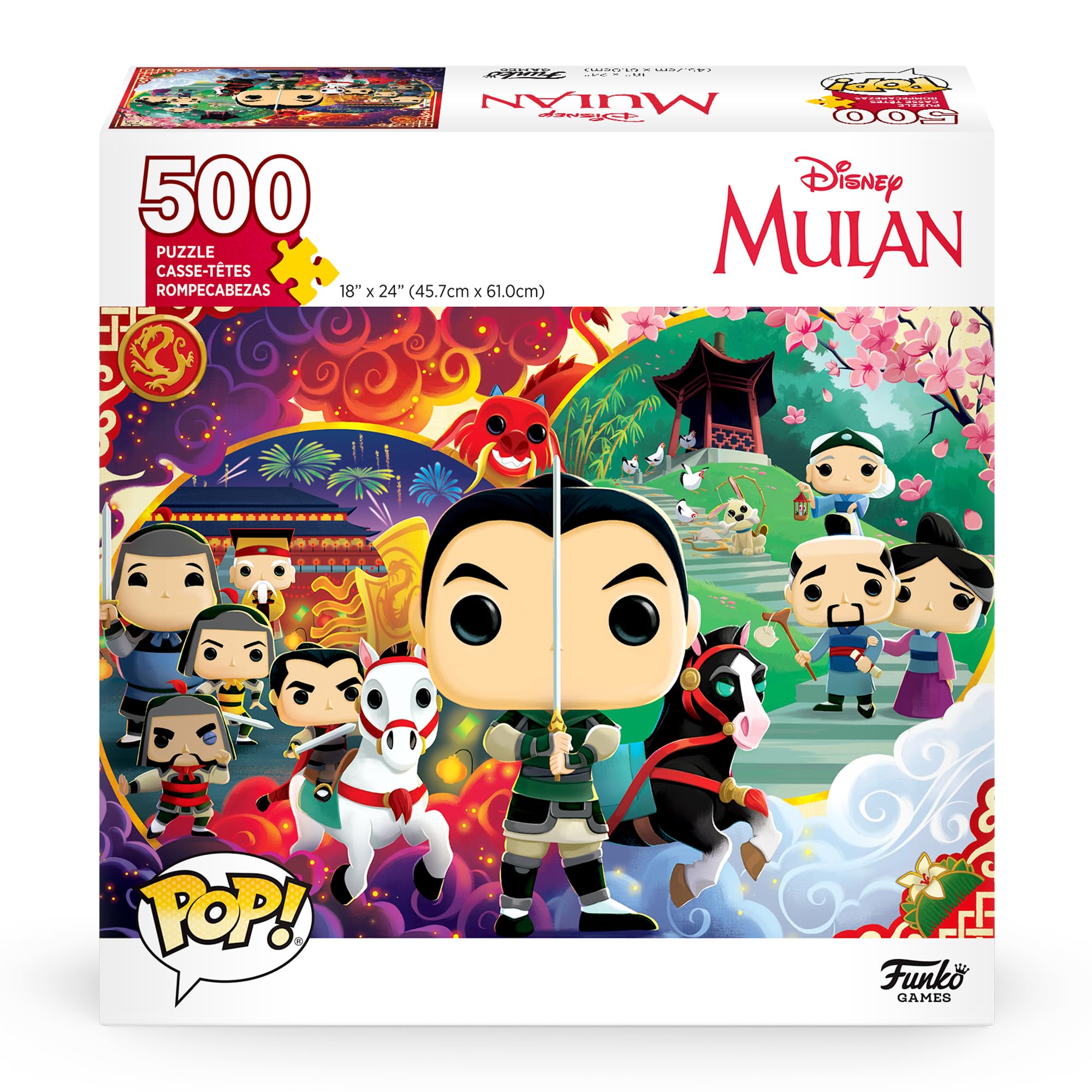 Puzle Funko Pop! Disney Mulán - Venta Internacional.