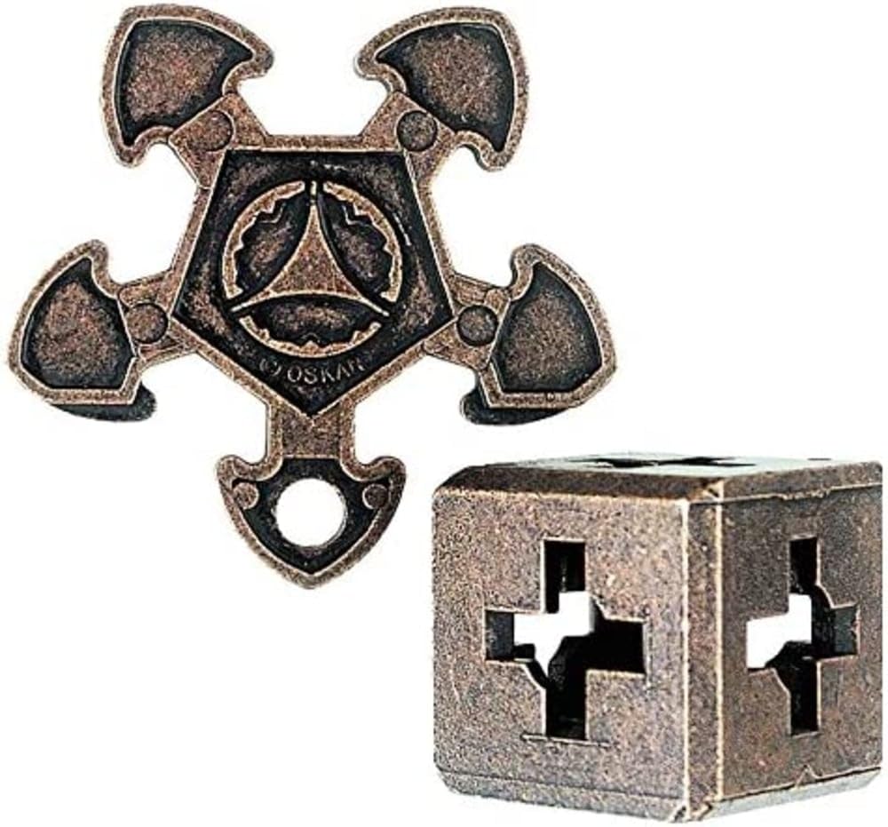 Foto 3 pulgar | Puzzle Bepuzzled O'gear Hanayama Metal Brain Level 3 - Venta Internacional.