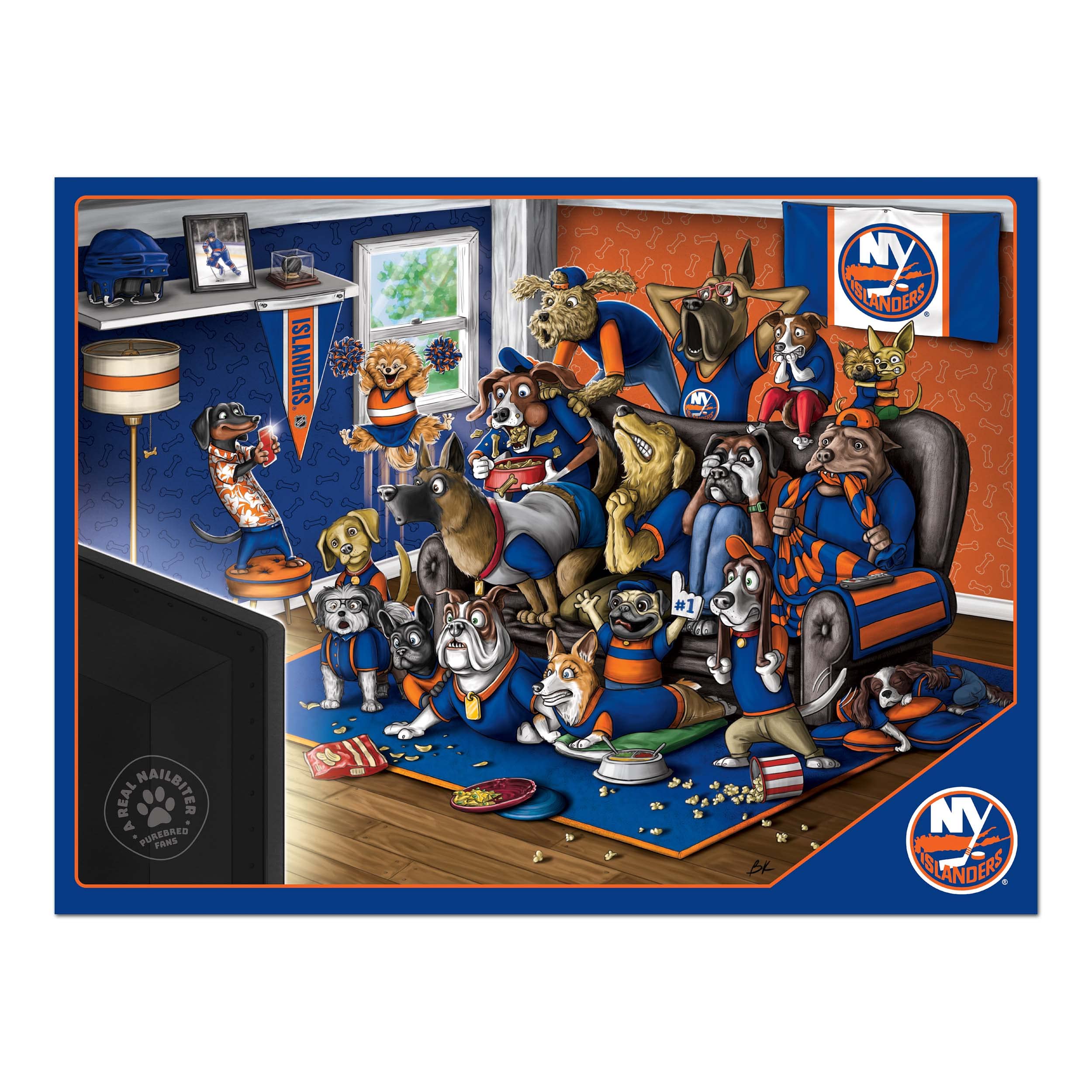 Foto 4 pulgar | Puzzle Youthefan Purebred Fans New York Islanders Nhl, 500 Unidades - Venta Internacional.