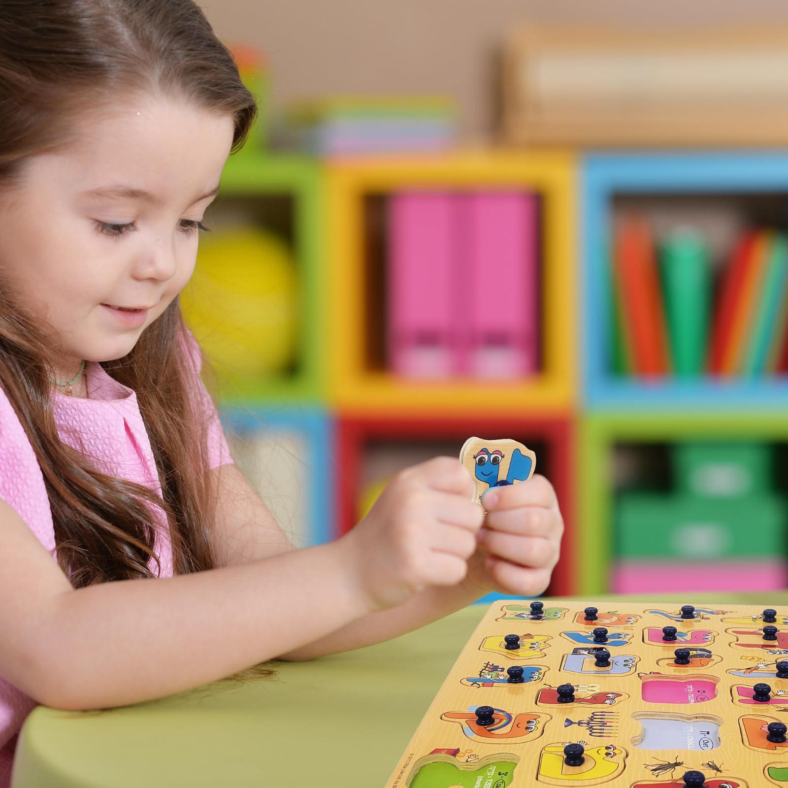 Foto 7 pulgar | Puzzle Rite Lite Alef Bais Aprende El Alfabeto Hebreo Para Niños En Madera - Venta Internacional.