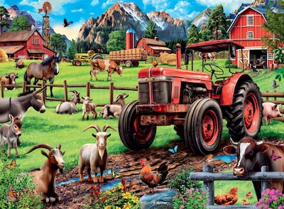 Foto 1 | Rompecabezas Buffalo Games P.d. Moreno Time For Chores 1000 Unidades - Venta Internacional.