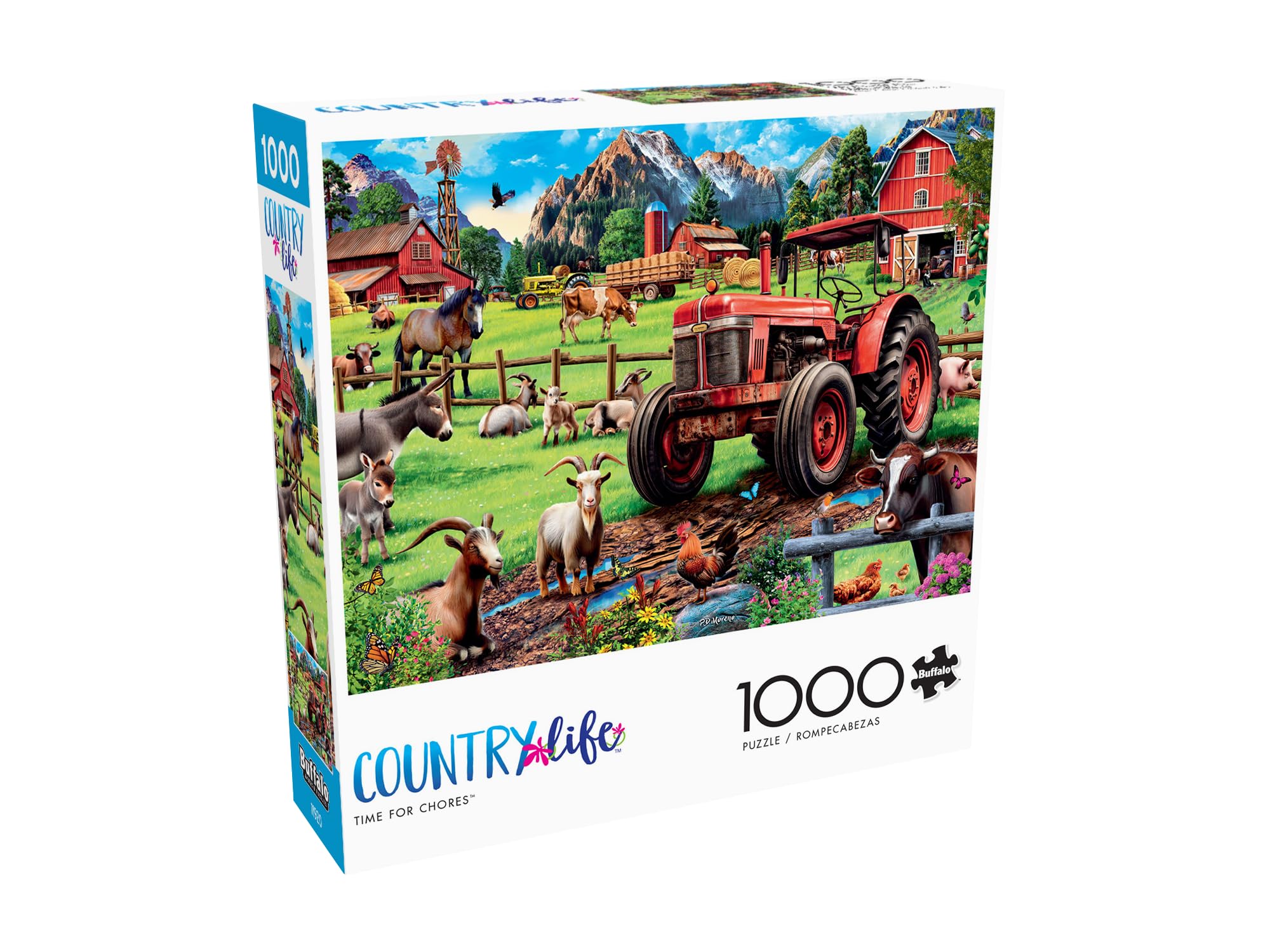 Foto 3 | Rompecabezas Buffalo Games P.d. Moreno Time For Chores 1000 Unidades - Venta Internacional.
