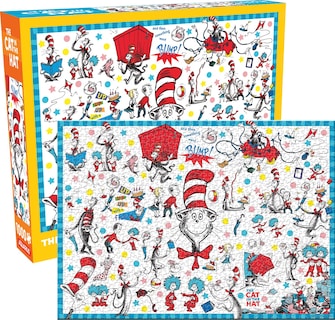 Foto 1 | Rompecabezas Aquarius El Gato Con Sombrero 1000 Piezas Dr. Seuss - Venta Internacional.