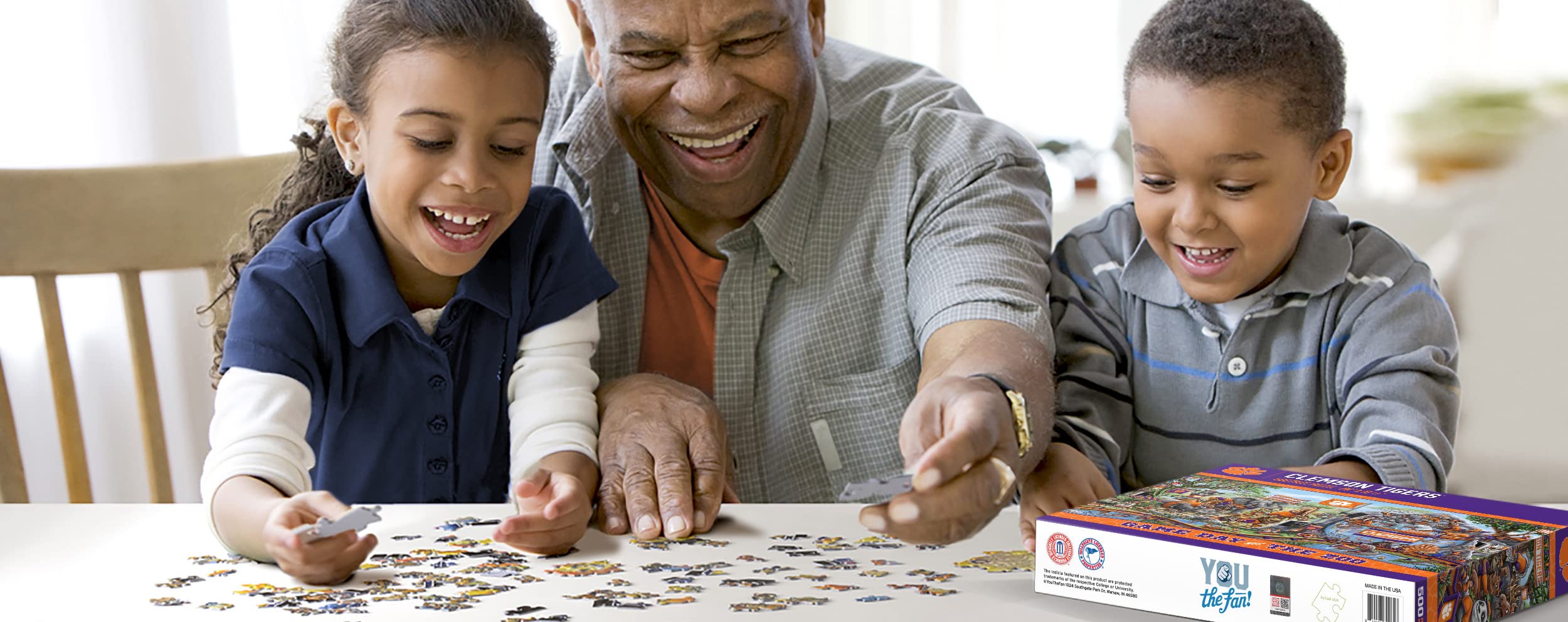 Foto 2 | Puzzle Youthefan Ncaa Clemson Tigers Game Day At The Zoo, 500 Unidades - Venta Internacional.