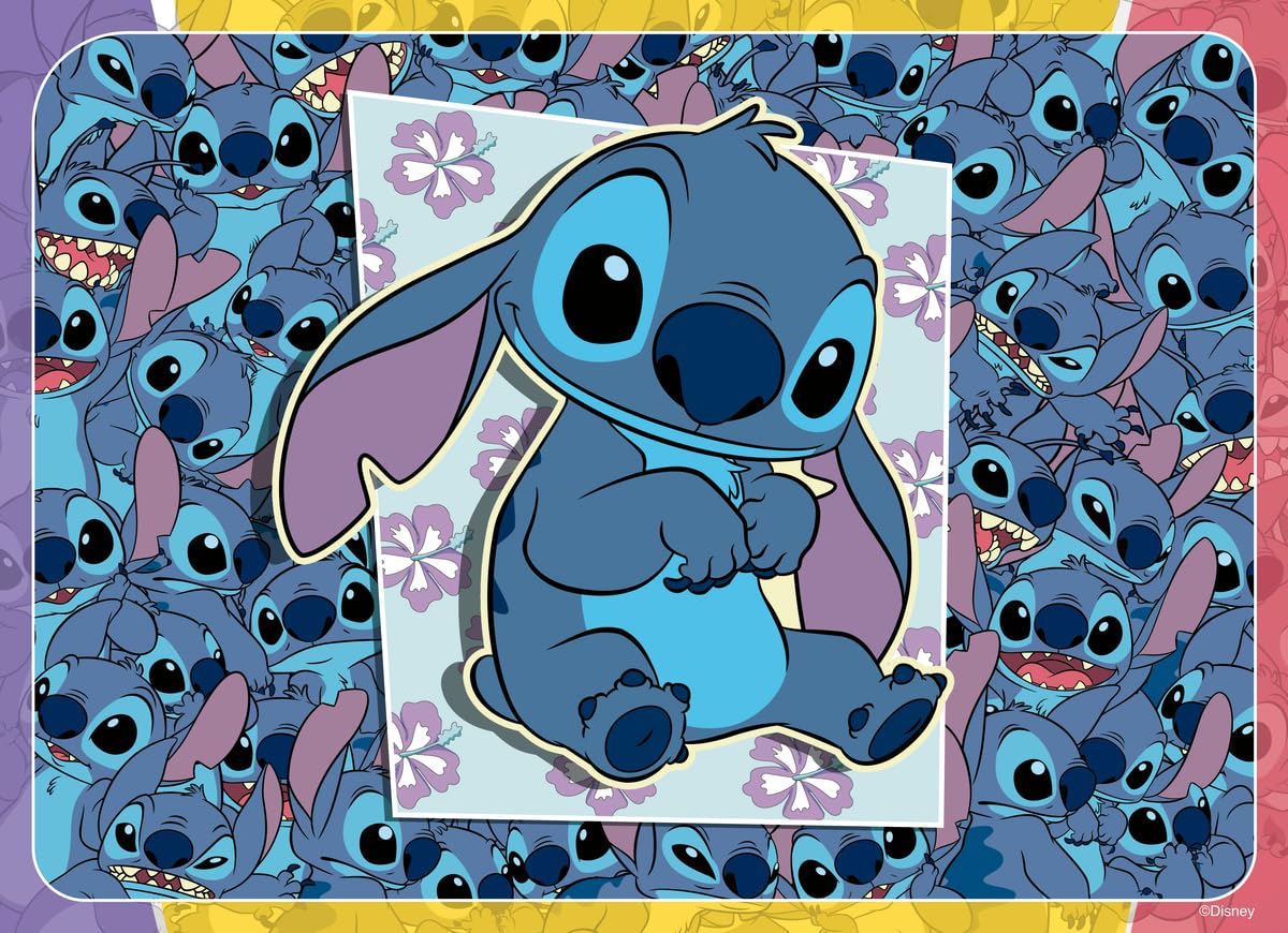 Foto 3 pulgar | Rompecabezas Ravensburger Disney Stitch De 4 X 100 Piezas Para Niños - Venta Internacional.