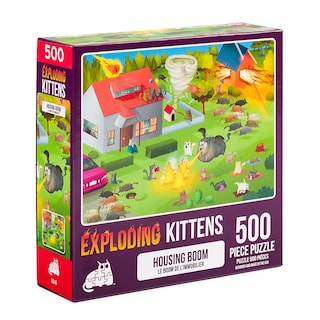Foto 1 | Rompecabezas Exploding Kittens Housing Boom, 500 Piezas - Venta Internacional.