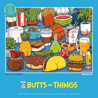 Foto 6 | Rompecabezas De Ceaco Brian Cook Butts On Things, 500 Piezas - Venta Internacional.
