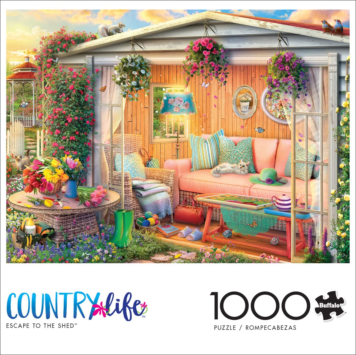Foto 3 pulgar | Rompecabezas Buffalo Games Country Life 1000 Piezas - Venta Internacional.