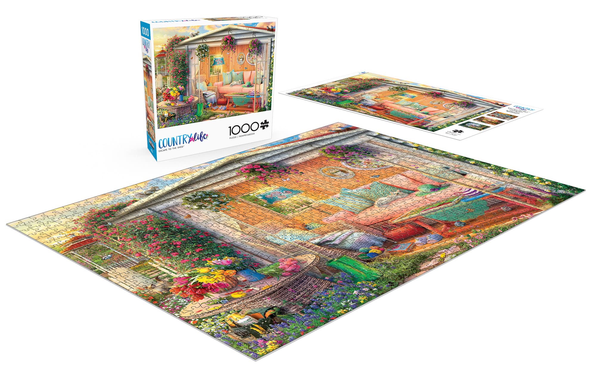 Foto 5 pulgar | Rompecabezas Buffalo Games Country Life 1000 Piezas - Venta Internacional.