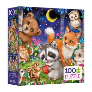 Foto 3 | Rompecabezas Ceaco Kayomi Harai Woodland Friends 100 Piezas - Venta Internacional.
